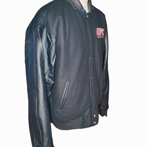 UFC Ultimate Fighting Championship Reversible Bomber Jacket Mens L **READ** - Picture 4 of 15